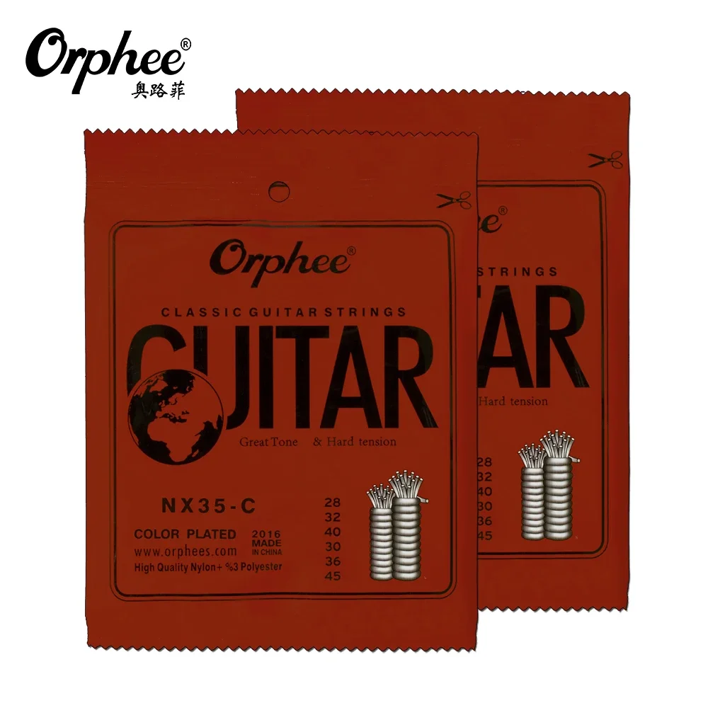 Classical Guitar Nylon - Orphee Classical Guitarra Strings 6Pcs/Set NX35-C