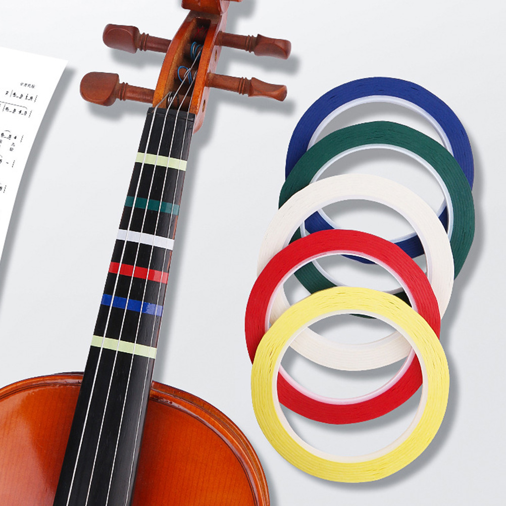 Musical Instrument Symbols - 6 Pcs Violin Tape Fingerboard Stickers