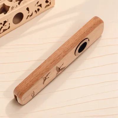 Musical Instrument Easy To Learn For Adults - Wood Kazoo Performance Musical Instrument Easy