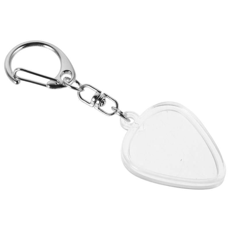 Musical Instrument Cajon - Heart Shaped Guitar Pick Case Clear