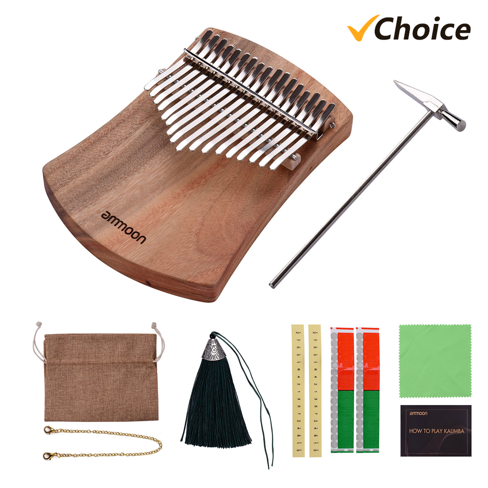 Musical Instrument Kit - 17-Key Thumb Piano Kalimba Camphorwood C