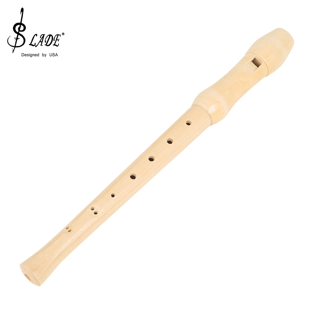 Recorder Baroque Style - 8-Hole Recorder Instrument High Pitched C-Tone
