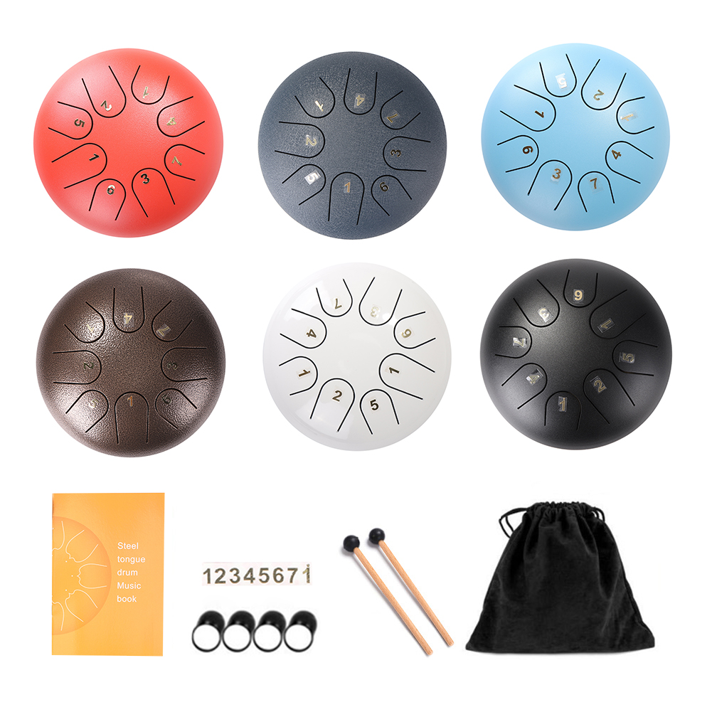 Musical Instrument Kit - Steel Tongue Drum Percussion Instrument 6