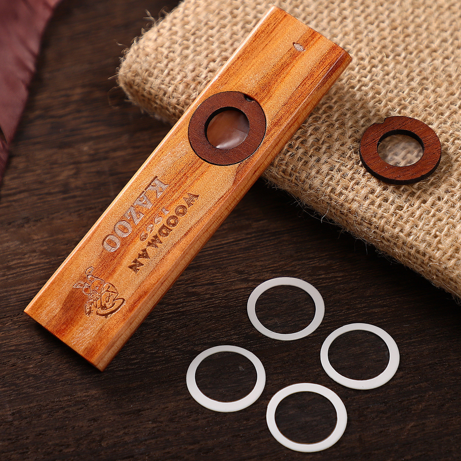1Set Wooden Kazoo Premium Soli - Musical Instrument Easy To Learn For Adults 리뷰 및 가격