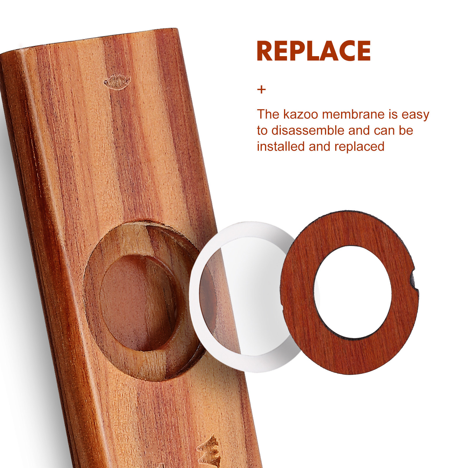 1Set Wooden Kazoo Premium Soli - Musical Instrument Easy To Learn For Adults 리뷰 및 가격