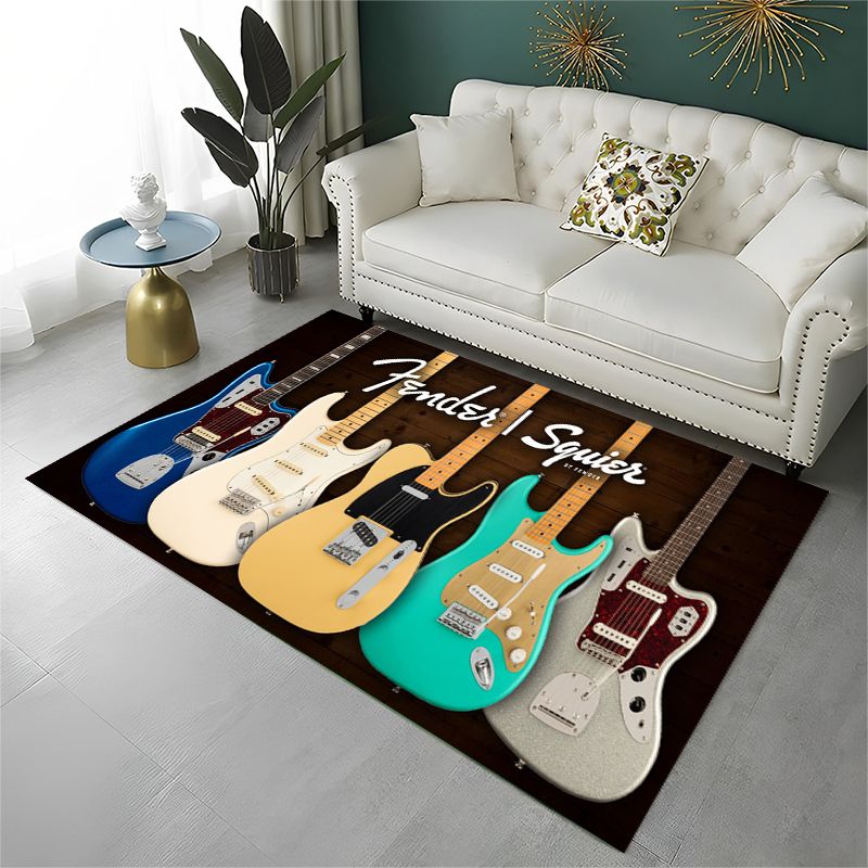 Retro Fender Guitar Logo Instr - Musical Instrument Logo 리뷰 및 가격
