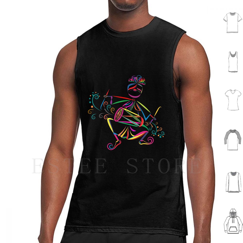 Dhol Player Tank Tops Vest Sle - Musical Instrument In India 리뷰 및 가격