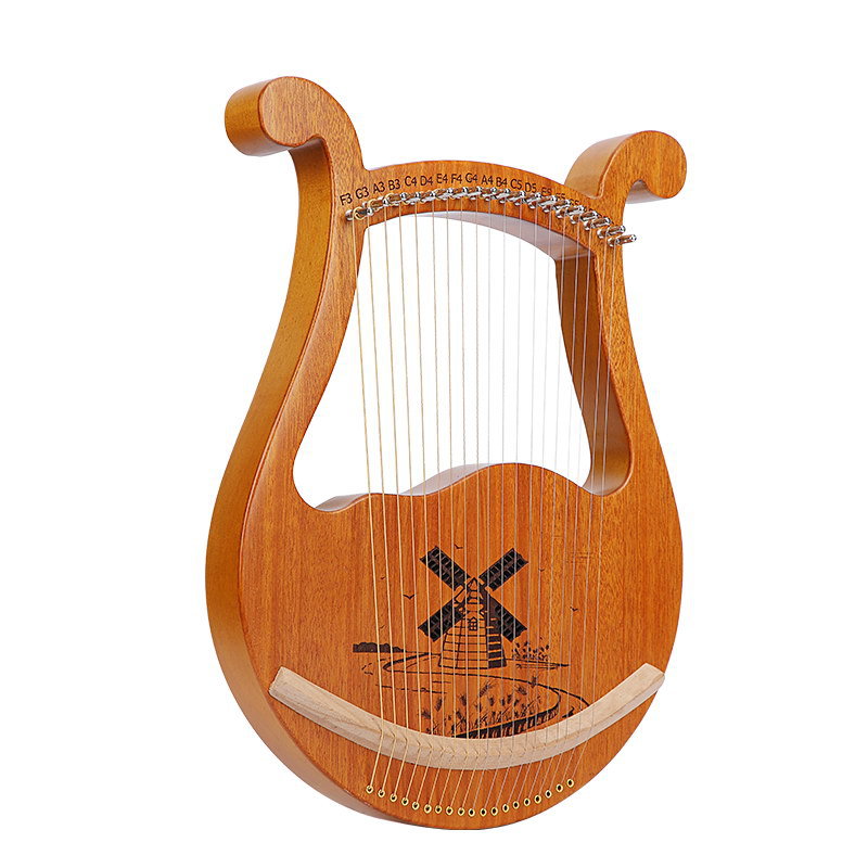 Moon Lyre Harp 19 Strings Beau - Musical Instrument Easy To Learn For Adults 리뷰 및 가격