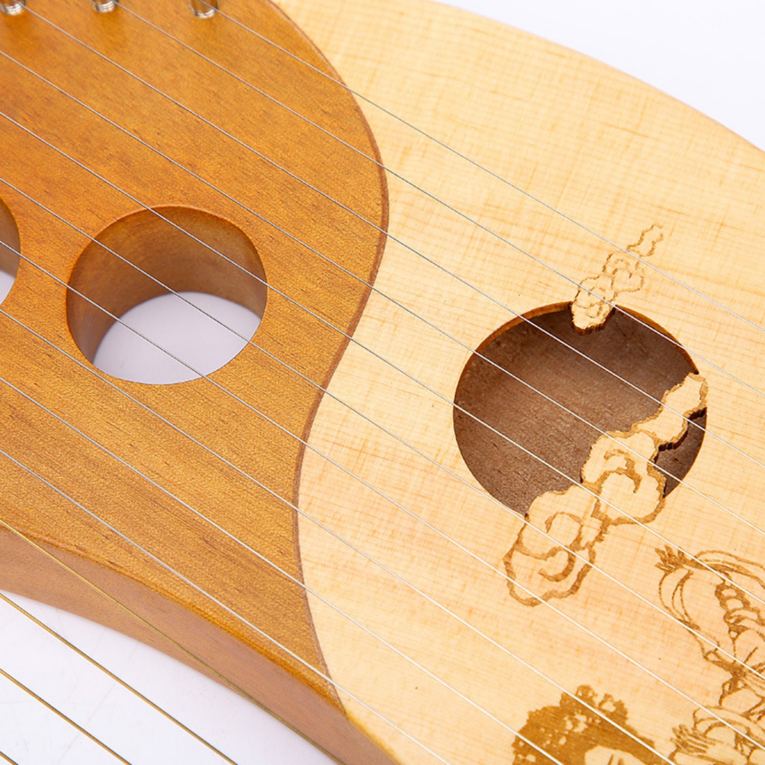 Moon Lyre Harp 19 Strings Beau - Musical Instrument Easy To Learn For Adults 리뷰 및 가격