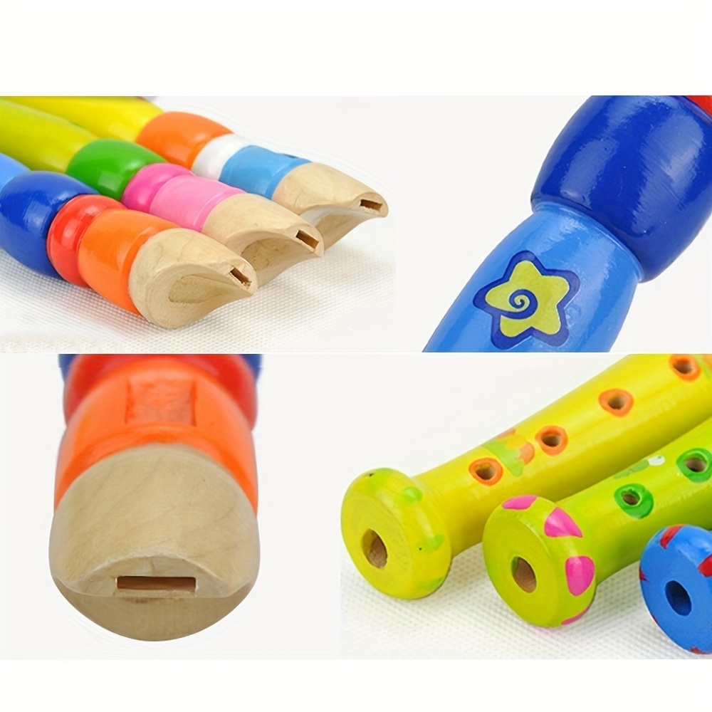 1pc Wooden Flute 6-Hole Colorf - Musical Instrument Piccolo 리뷰 및 가격