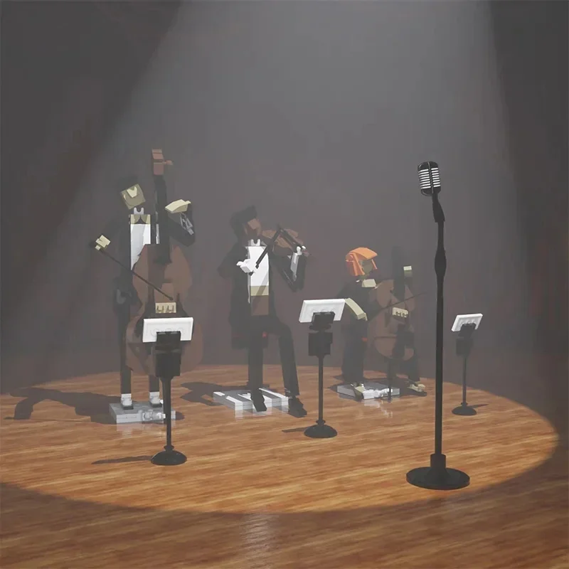 MOC Creative City Band Violin  - Musical Instrument Piccolo 리뷰 및 가격