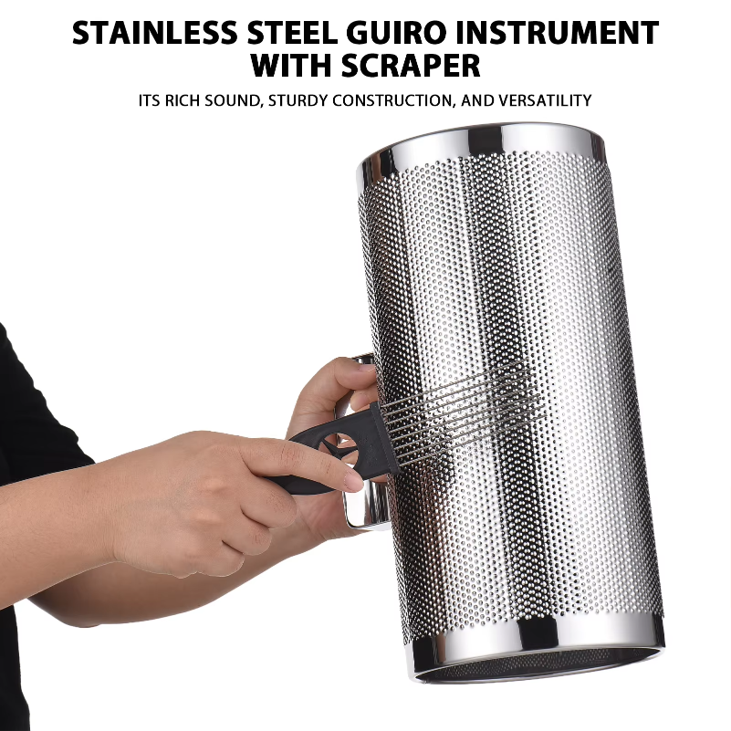12 inch Stainless Steel Guiro  - Guiro Scraper Instrument 리뷰 및 가격