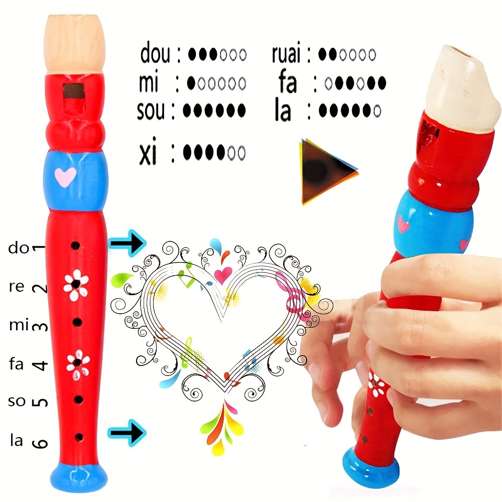 1pc Wooden Flute 6-Hole Colorf - Musical Instrument Piccolo 리뷰 및 가격