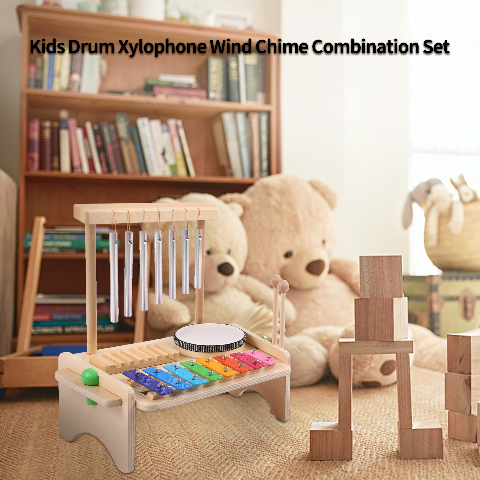 Wind Chime Combination Kids Dr - Guiro Scraper Instrument 리뷰 및 가격