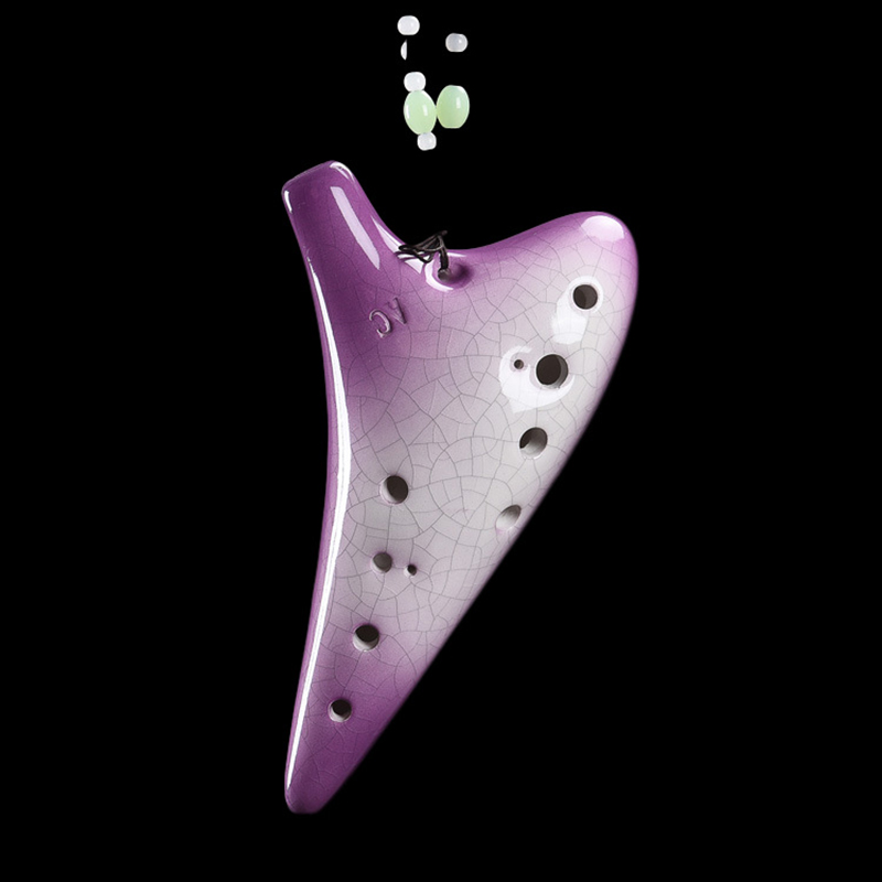 Purple Ceramics Ocarina 12 Hol - Musical Instrument Zelda 리뷰 및 가격