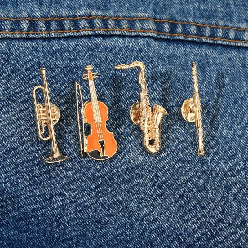 1Pcs Fun Music Orchestra Badge - Musical Instrument Like Trumpet 리뷰 및 가격