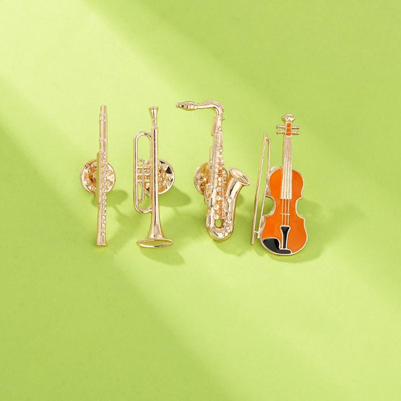 1Pcs Fun Music Orchestra Badge - Musical Instrument Like Trumpet 리뷰 및 가격