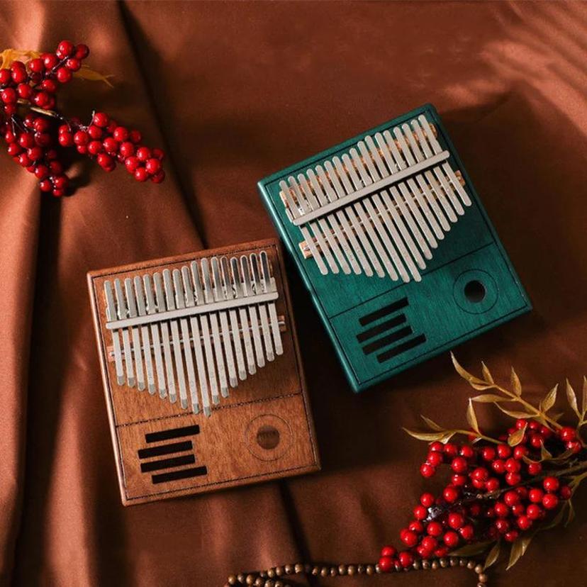 Retro Kalimba 17 Key Thumb Pia - Musical Instrument Box 리뷰 및 가격