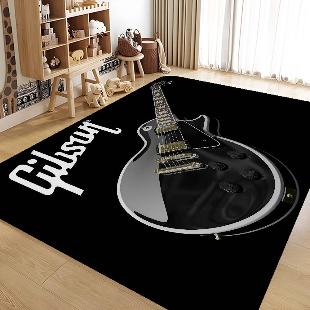 Gibson Guitar Logo Floor Mat I - Musical Instrument Logo 리뷰 및 가격
