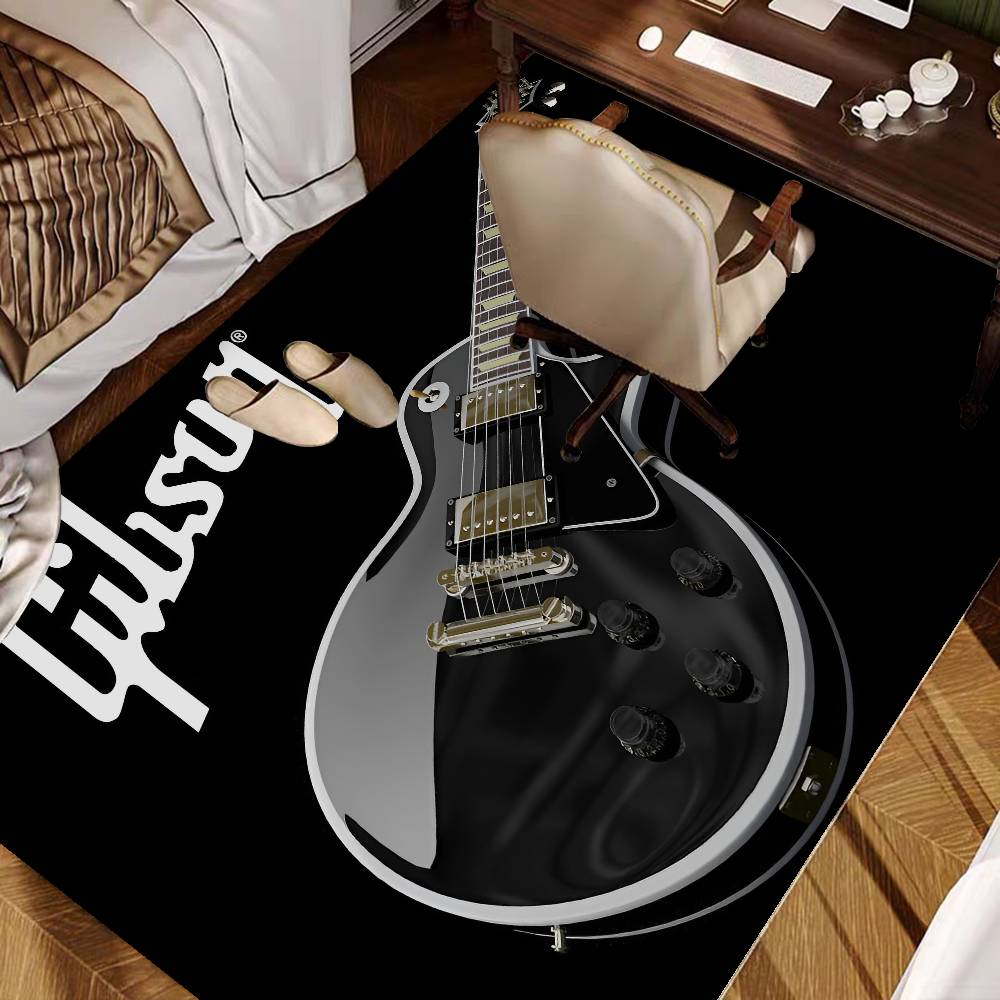 Gibson Guitar Logo Floor Mat I - Musical Instrument Logo 리뷰 및 가격