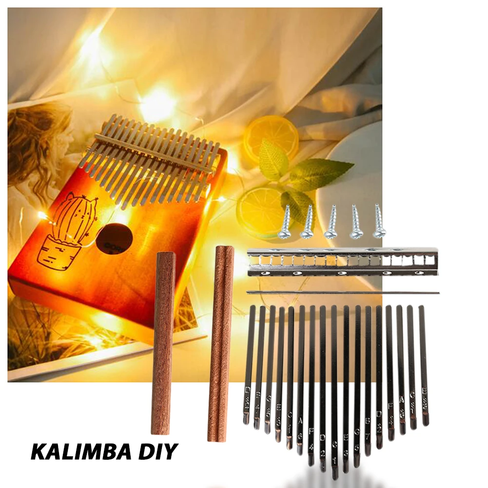 DIY 17 Tone Kalimba Keys Tines - Musical Instrument Kit 리뷰 및 가격
