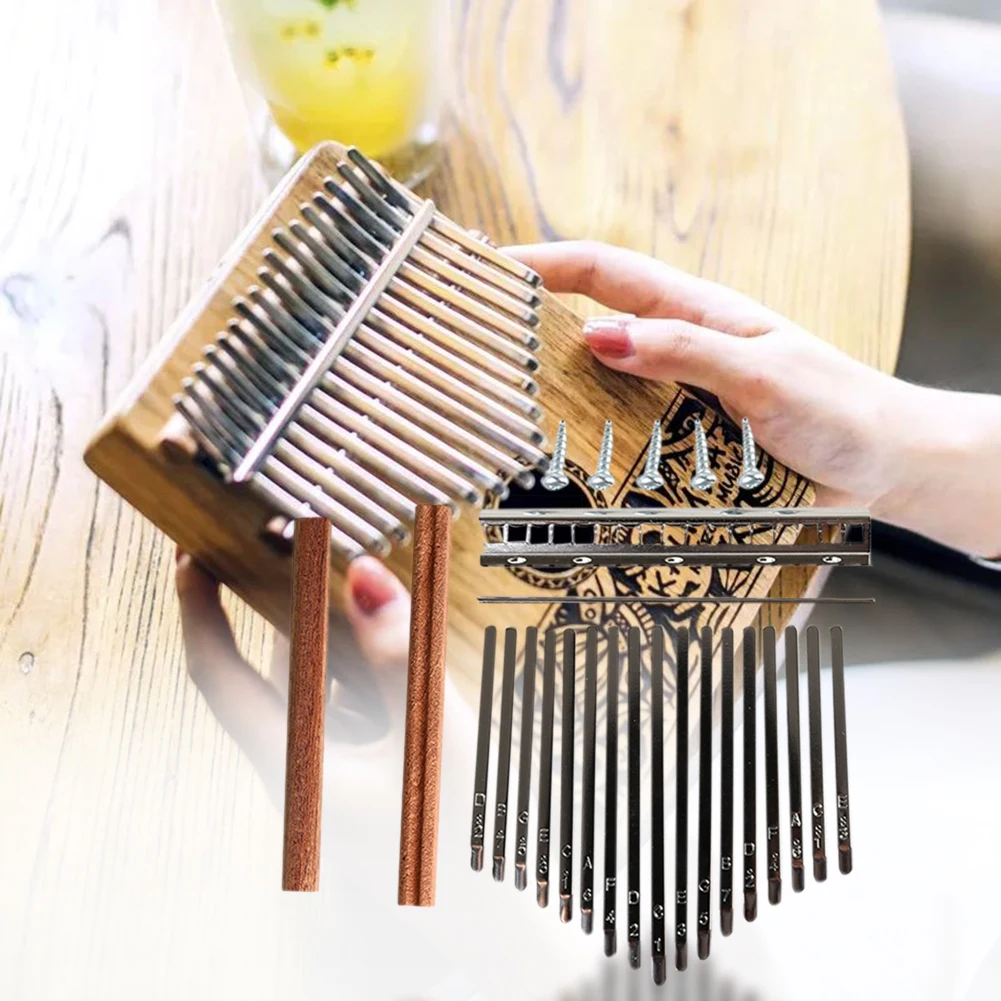 DIY 17 Tone Kalimba Keys Tines - Musical Instrument Kit 리뷰 및 가격