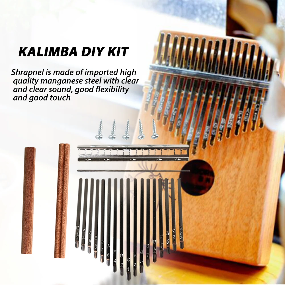 DIY 17 Tone Kalimba Keys Tines - Musical Instrument Kit 리뷰 및 가격