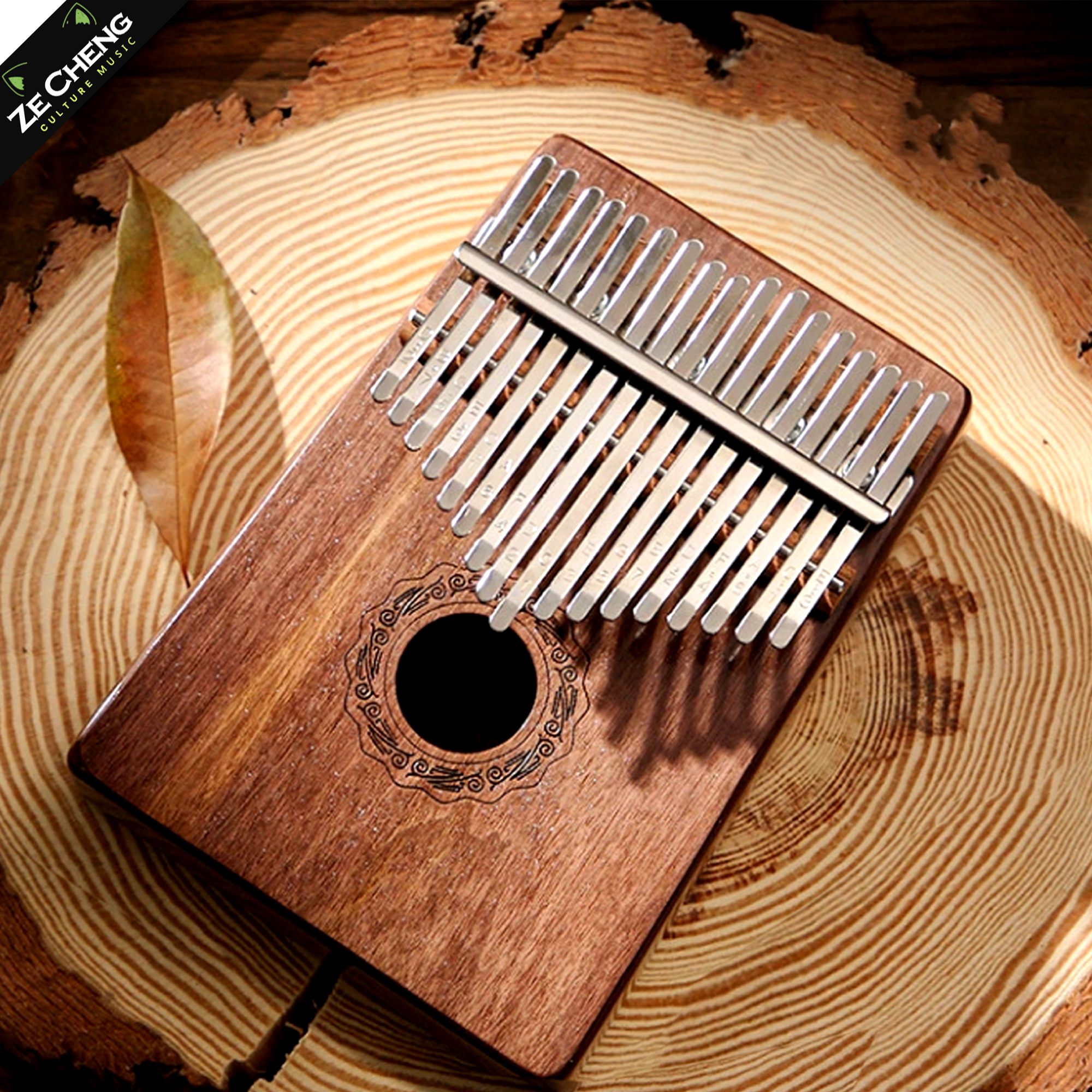 17 Key Portable Kalimba Thumb  - Musical Instrument Easy To Learn For Adults 리뷰 및 가격