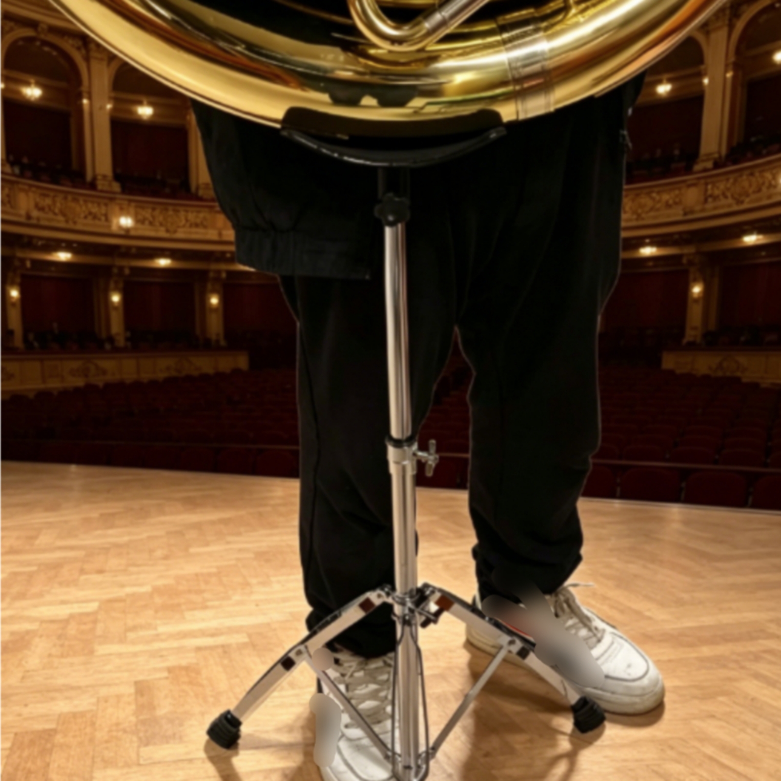 Tuba Stand Folding Tripod Euph - Musical Instrument Euphonium 리뷰 및 가격