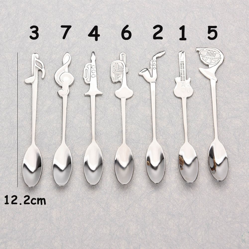1pc Stainless Steel Coffee Tea - Musical Instrument Symbols 리뷰 및 가격