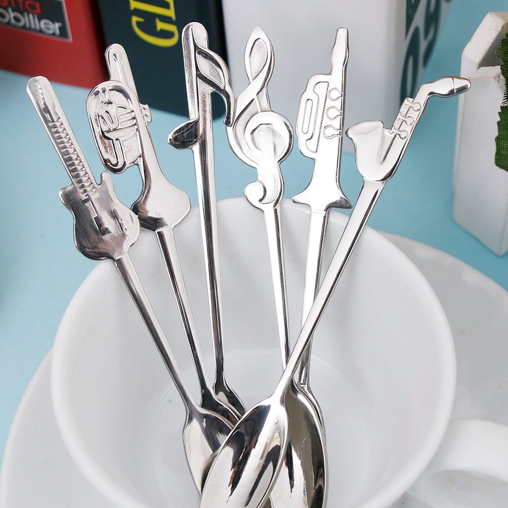 1pc Stainless Steel Coffee Tea - Musical Instrument Symbols 리뷰 및 가격