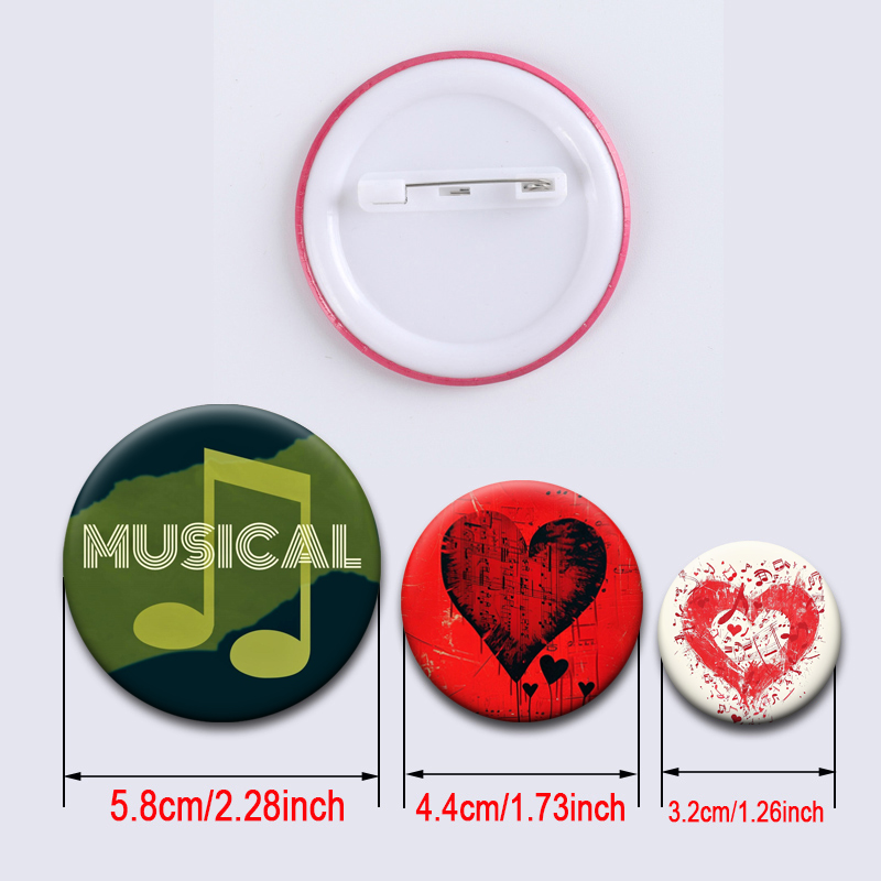 Musical Note Creative Badge I  - Musical Instrument Symbols 리뷰 및 가격