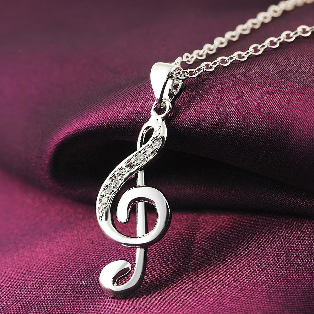 45CM 18inches 925 silver neckl - Musical Instrument Symbols 리뷰 및 가격