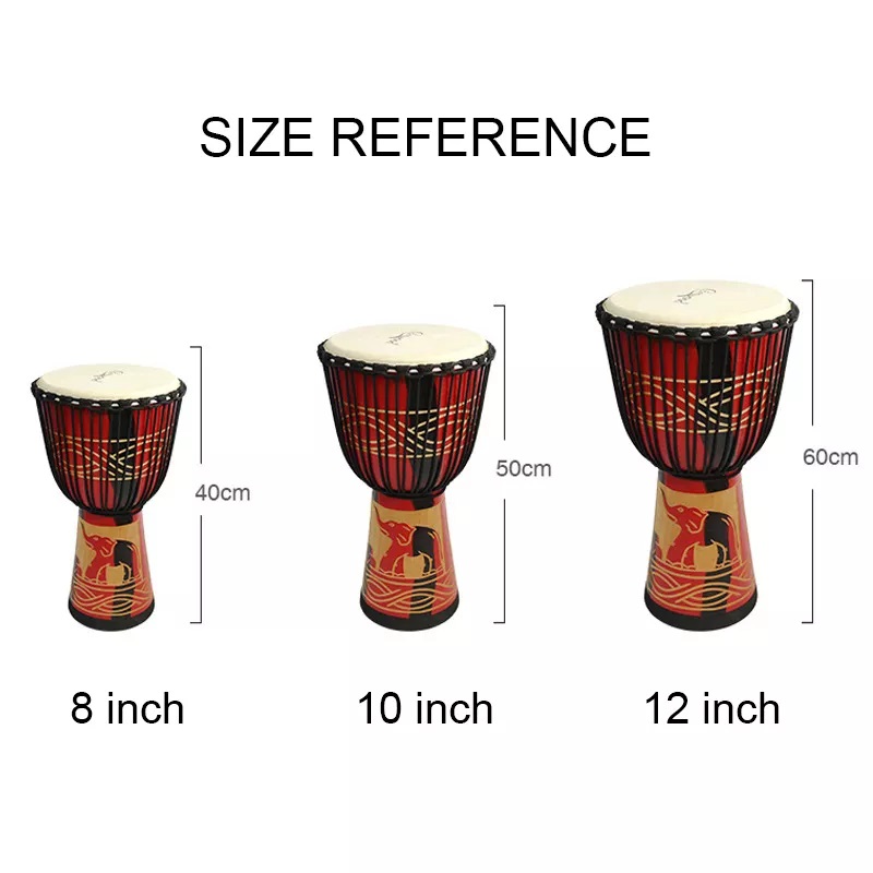 Adult Size12 Inch African Djem - Musical Instrument Logo 리뷰 및 가격