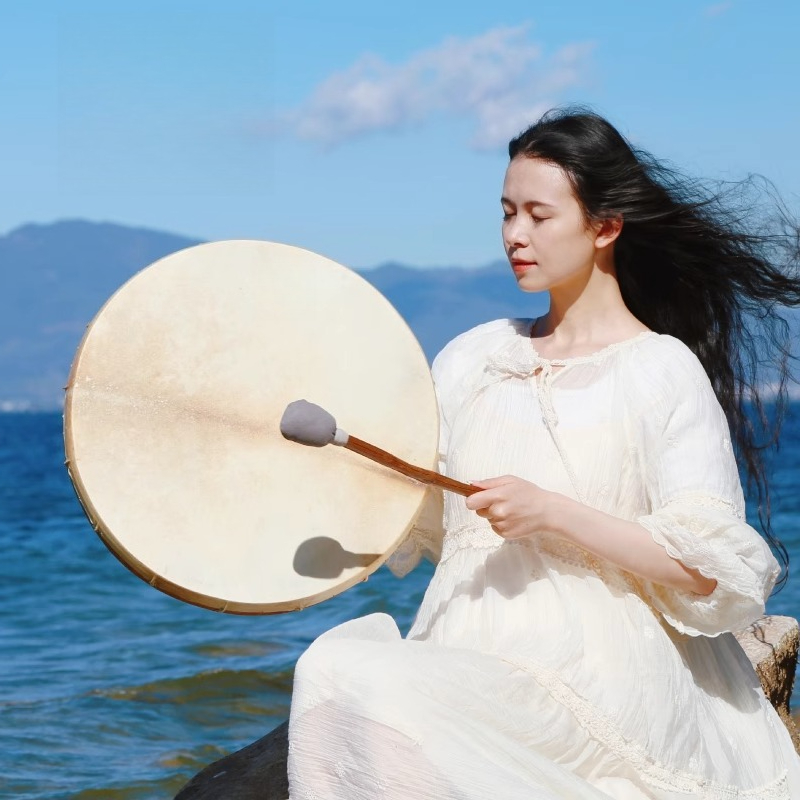 Shamanic Drum Circle Sheepskin - Musical Instrument In India 리뷰 및 가격