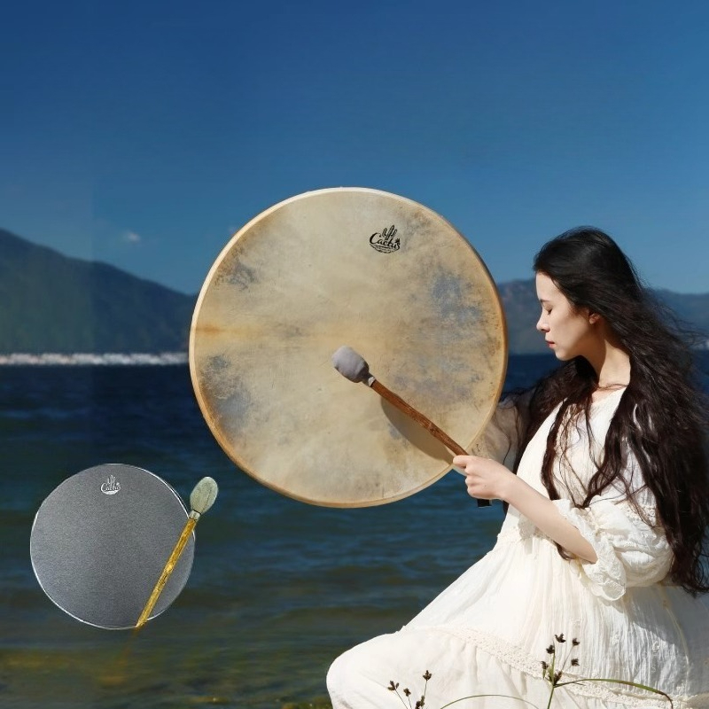 Shamanic Drum Circle Sheepskin - Musical Instrument In India 리뷰 및 가격
