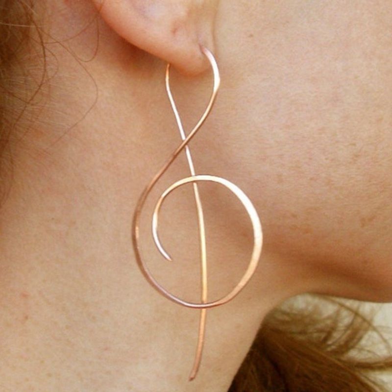 Trendy Music Symbol Earrings f - Musical Instrument Symbols 리뷰 및 가격