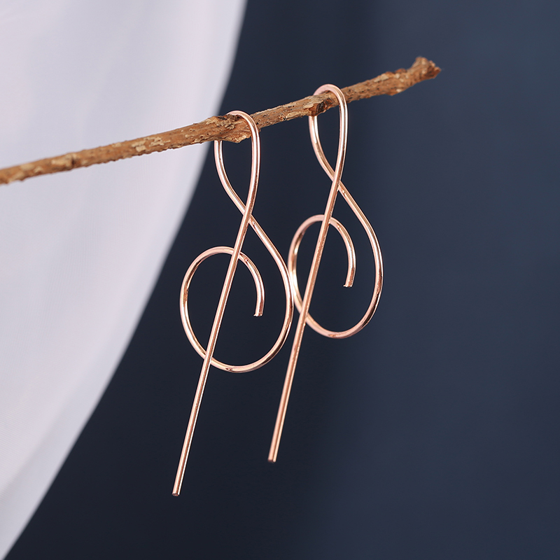 Trendy Music Symbol Earrings f - Musical Instrument Symbols 리뷰 및 가격