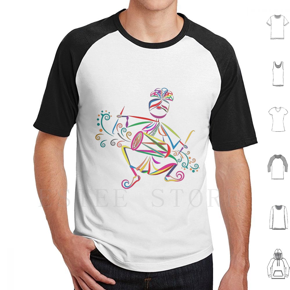 Dhol Player T Shirt DIY Big Si - Musical Instrument In India 리뷰 및 가격