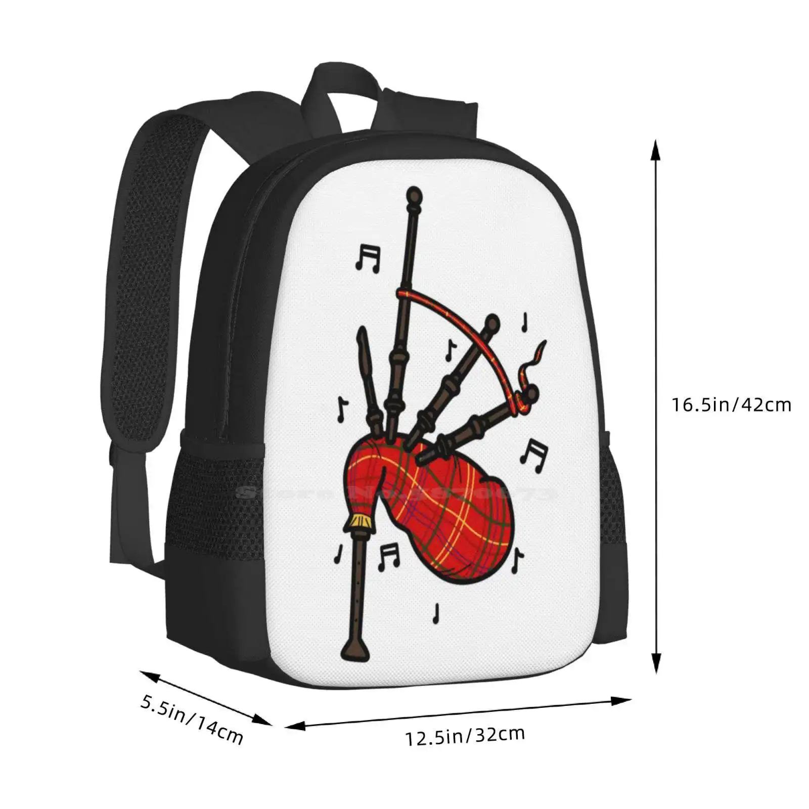 Bagpipes Pattern Design Bag St - Musical Instrument Of Scotland 리뷰 및 가격