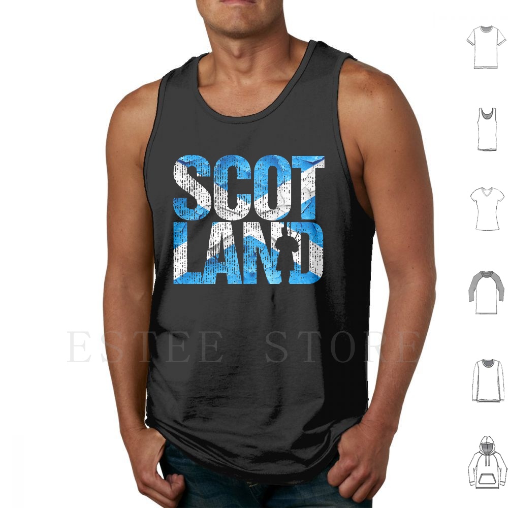 Scotland Pride Tank Tops Vest  - Musical Instrument Of Scotland 리뷰 및 가격
